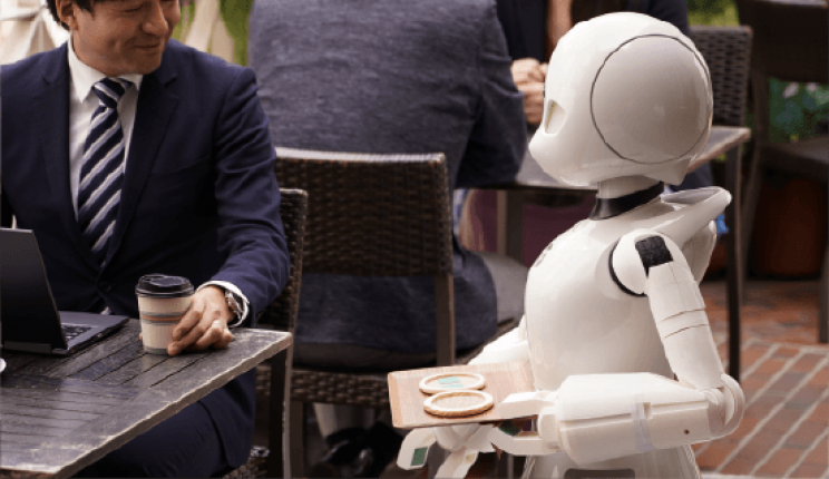 Paralyzed People Control the Robot Waiters at a Japanese Cafe